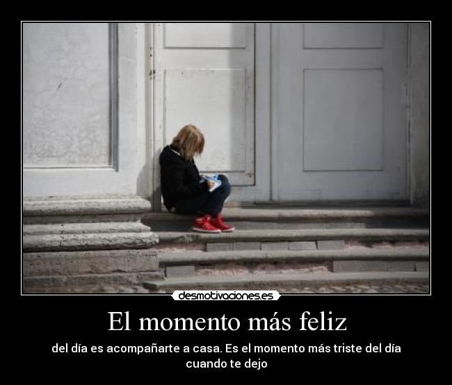 El momento más feliz -