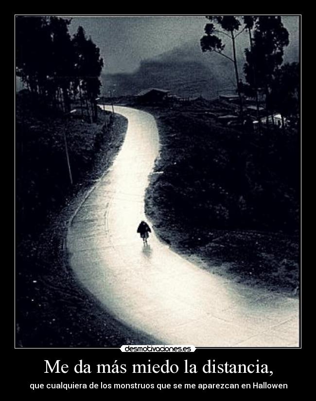 carteles miedo distancia distancia desmotivaciones