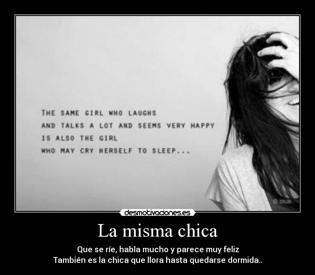 La misma chica -
