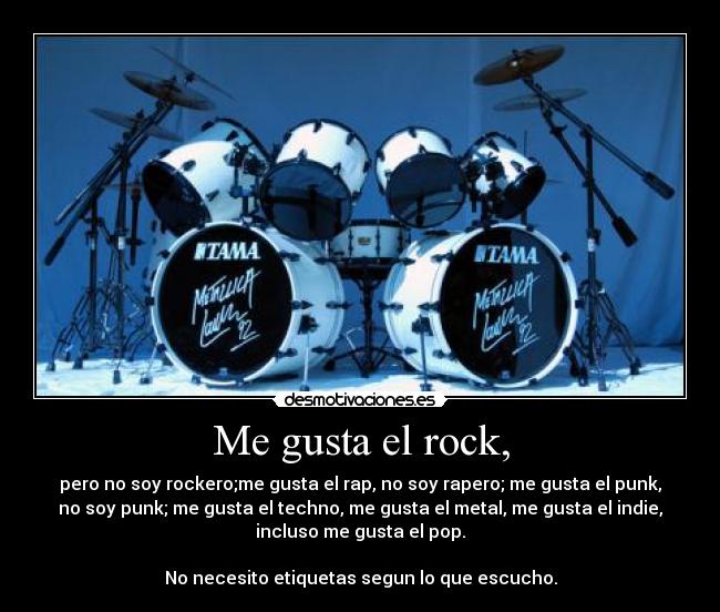 Me gusta el rock, - 