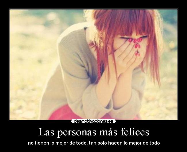 Las personas más felices - 
