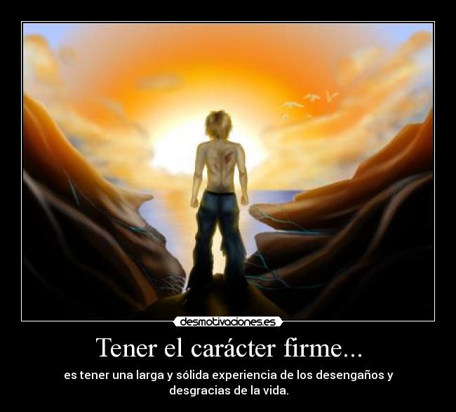 carteles caracter experiencia engano caracter vida desgracia desmotivaciones