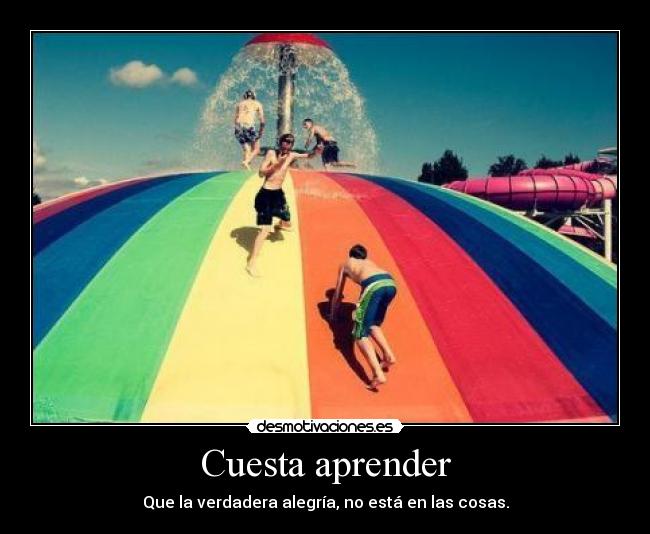 Cuesta aprender -