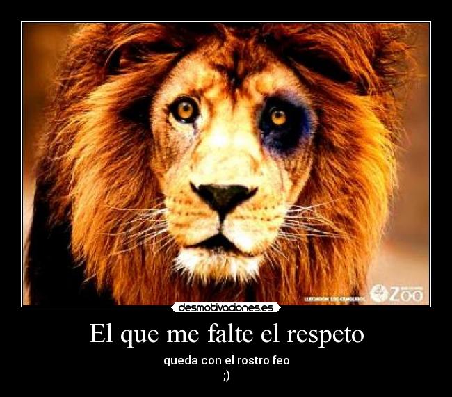 El que me falte el respeto - 