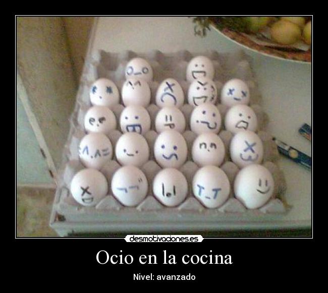 Ocio en la cocina -