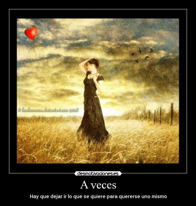 A veces -