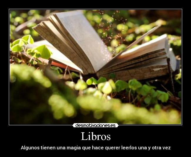 Libros - Algunos tienen una magia que hace querer leerlos una y otra vez