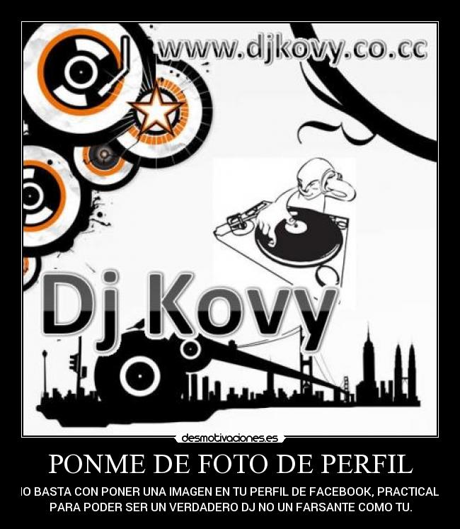 PONME DE FOTO DE PERFIL -