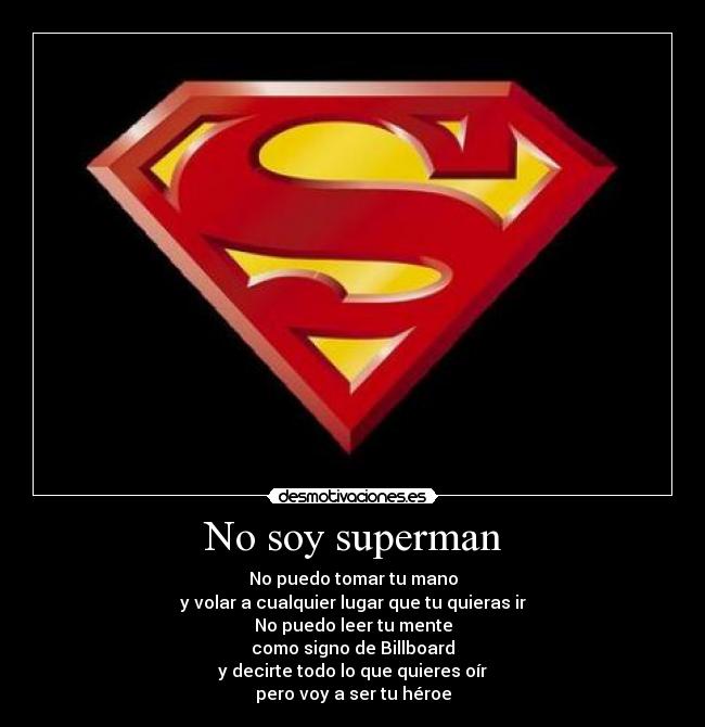 CANCION SUPERMAN cancion superman: