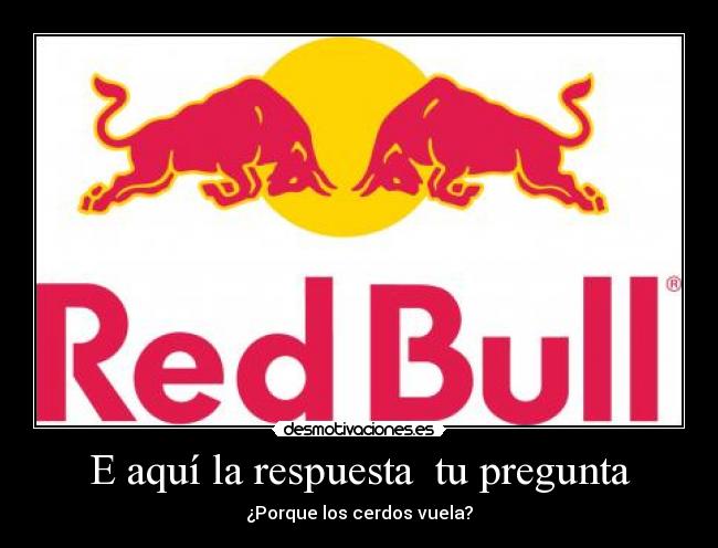 E aquí la respuesta tu pregunta - ¿Porque los cerdos vuela?