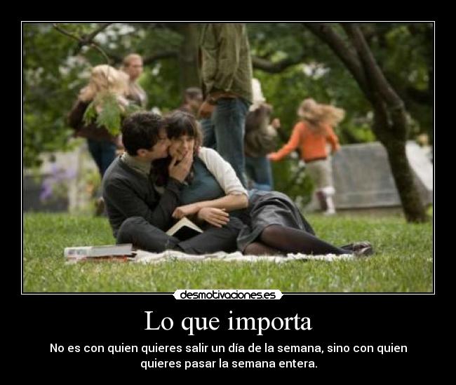 Lo que importa - 