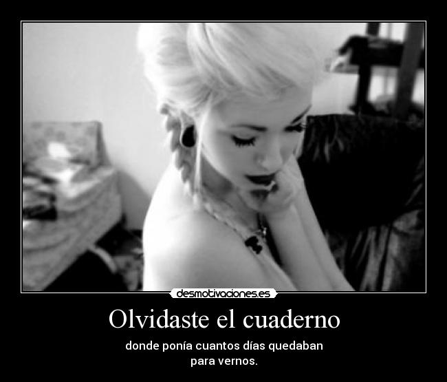 Olvidaste el cuaderno -