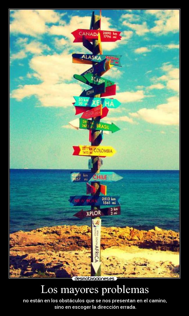 Los mayores problemas -