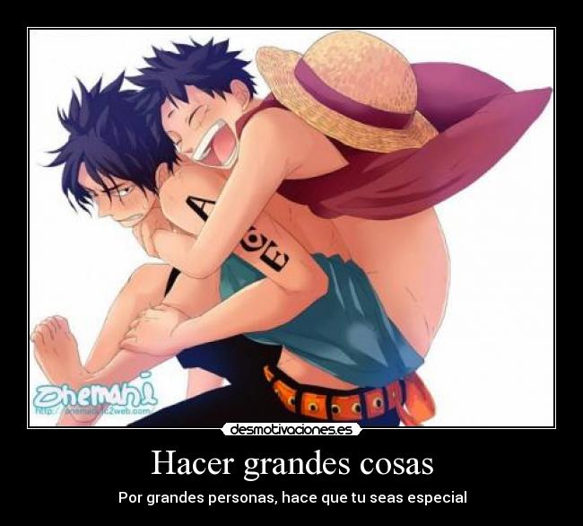 Hacer grandes cosas -