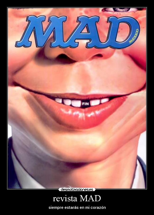 revista MAD - siempre estarás en mi corazón