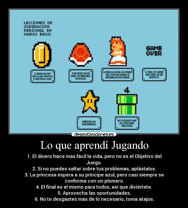 Lo que aprendí Jugando -