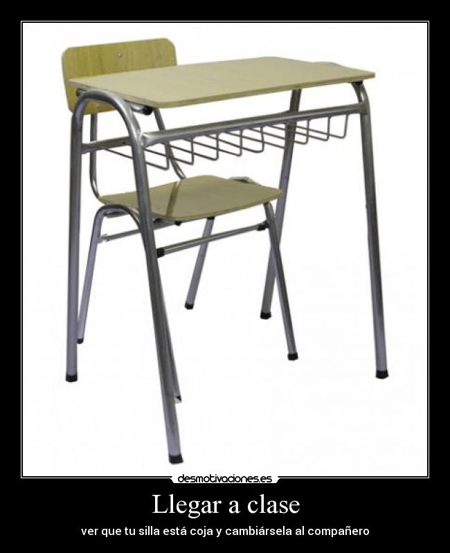 Llegar a clase -
