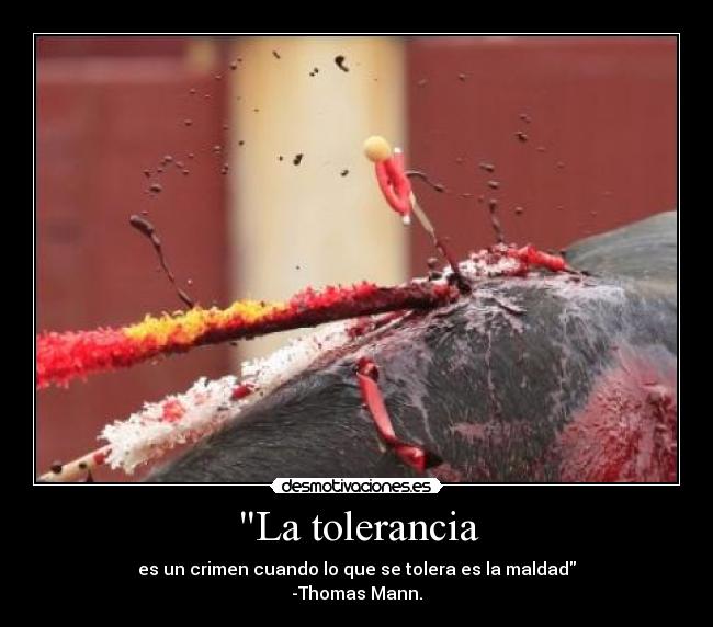 La tolerancia - 