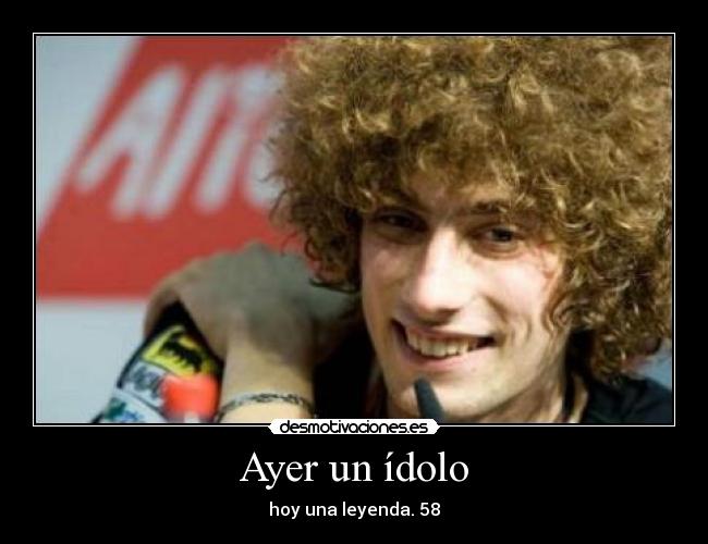 Ayer un ídolo - hoy una leyenda. 58
