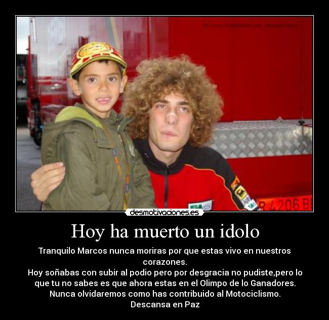 Hoy ha muerto un idolo -