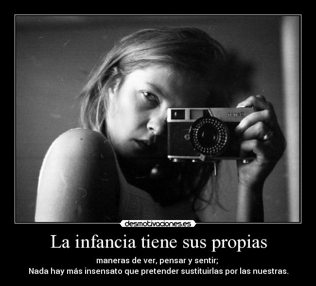 carteles infancia blanco negro sascha1991 desmotivaciones lacola2 elclanviral desmotivaciones