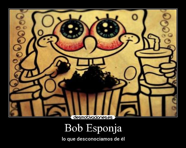 carteles bob esponja desmotivaciones