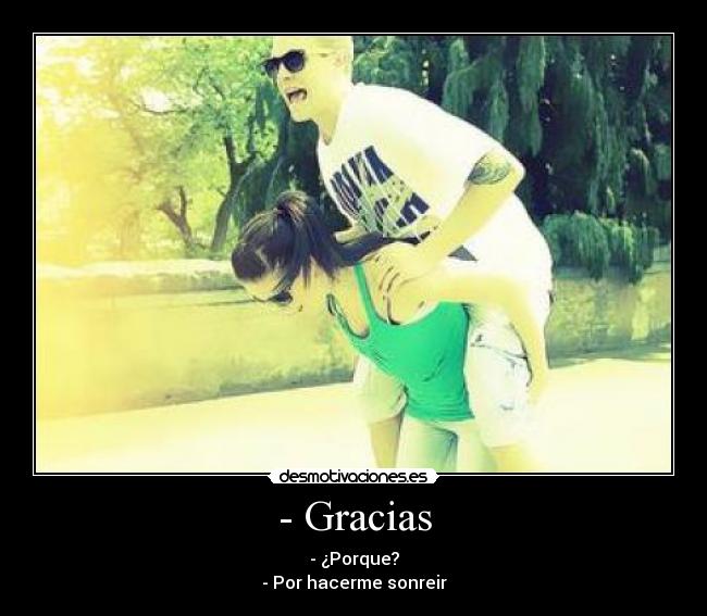 - Gracias -