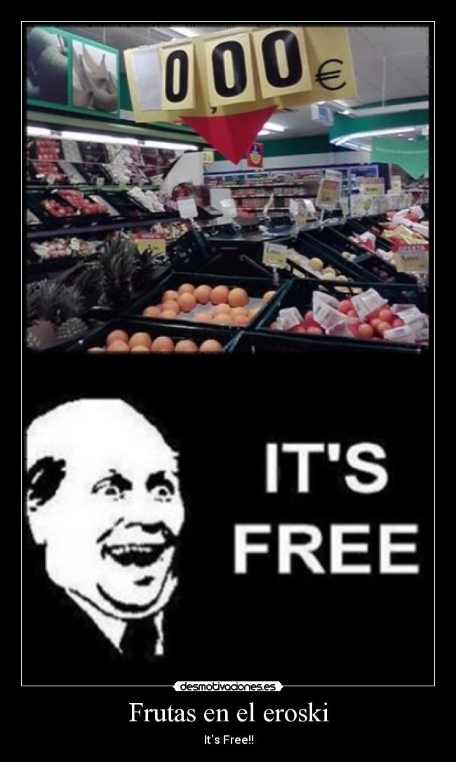 Frutas en el eroski - 