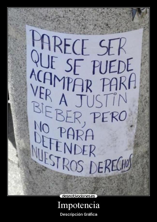 carteles impotencia desmotivaciones