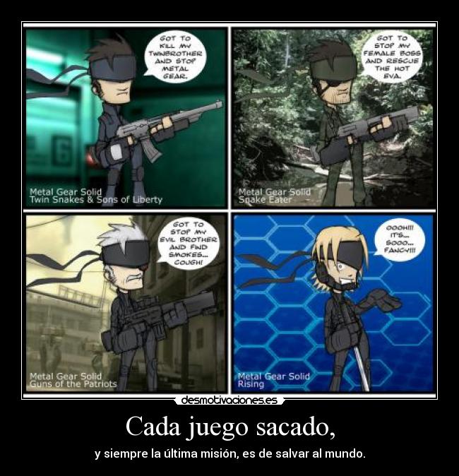 Cada juego sacado, - 