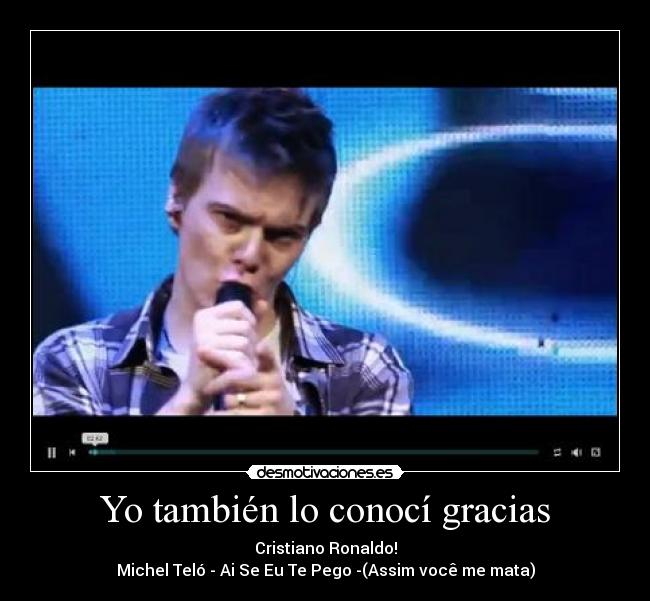 Yo también lo conocí gracias - 