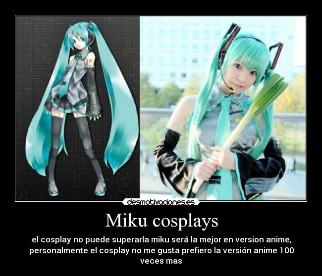 Miku cosplays -