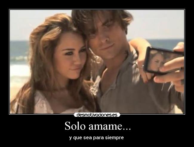 Solo amame... -