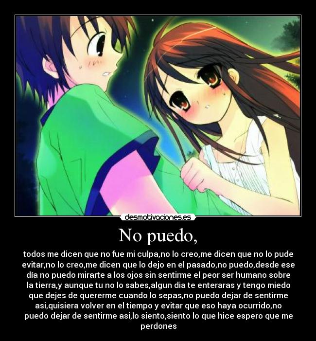 No puedo, - 