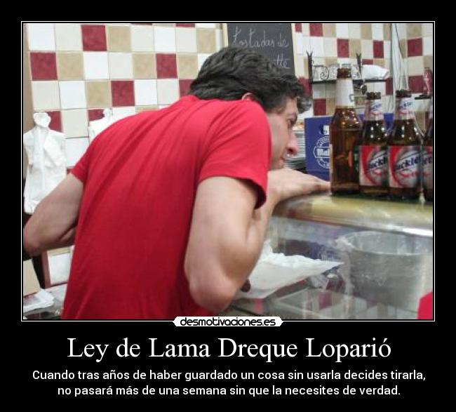 Ley de Lama Dreque Loparió - 