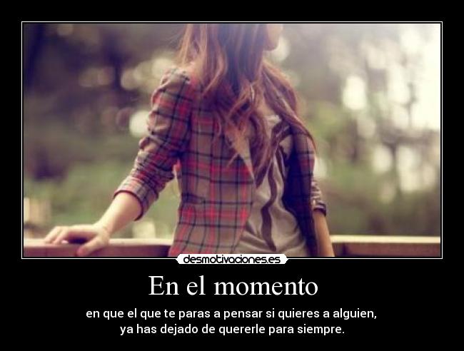 En el momento - 