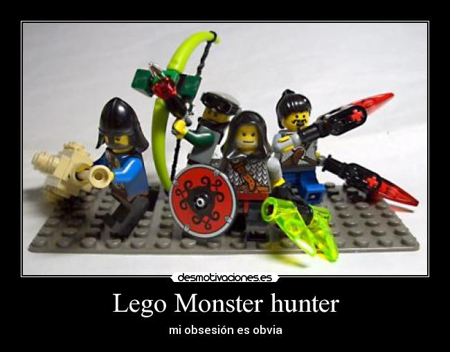 Lego Monster hunter - mi obsesión es obvia