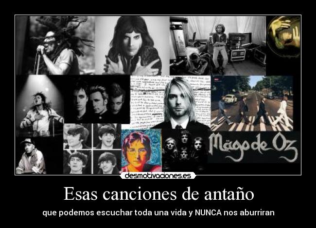 Esas canciones de antaño -