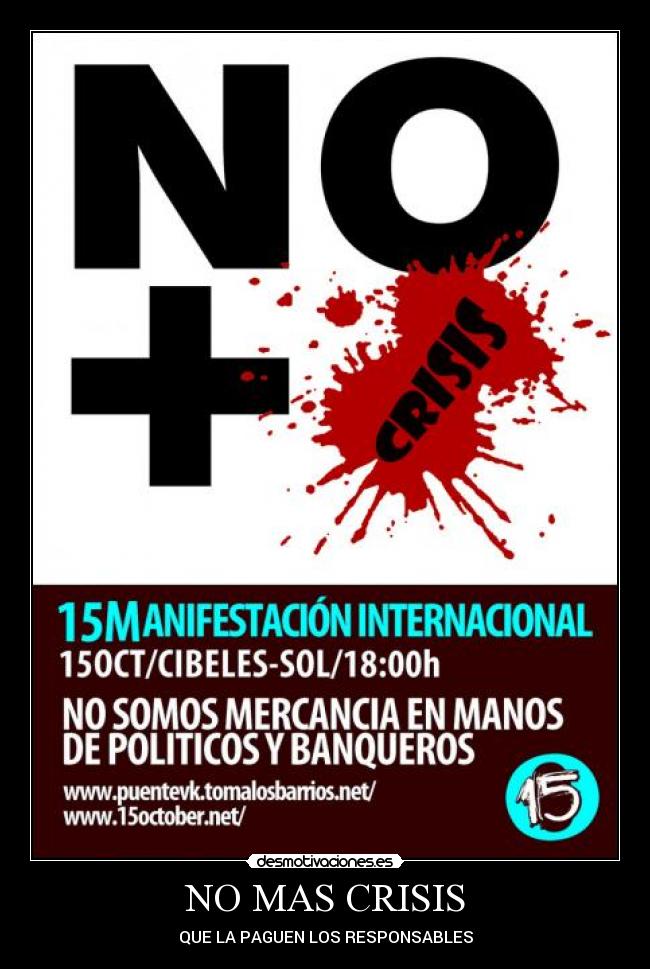 NO MAS CRISIS - 