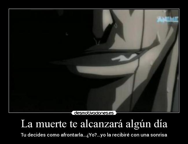 carteles muerte zaraki kenpachi bleach desmotivaciones