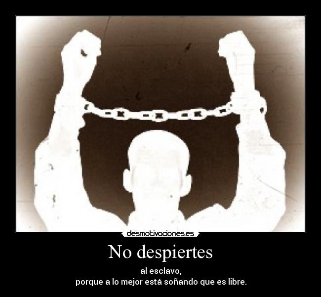No despiertes -