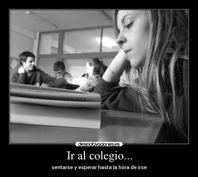 Ir al colegio... - 