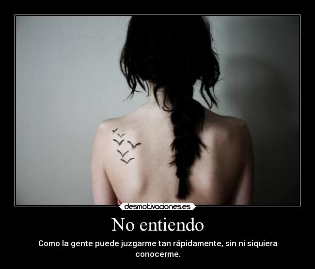 No entiendo -