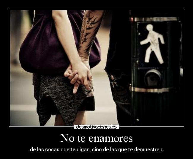 No te enamores - 