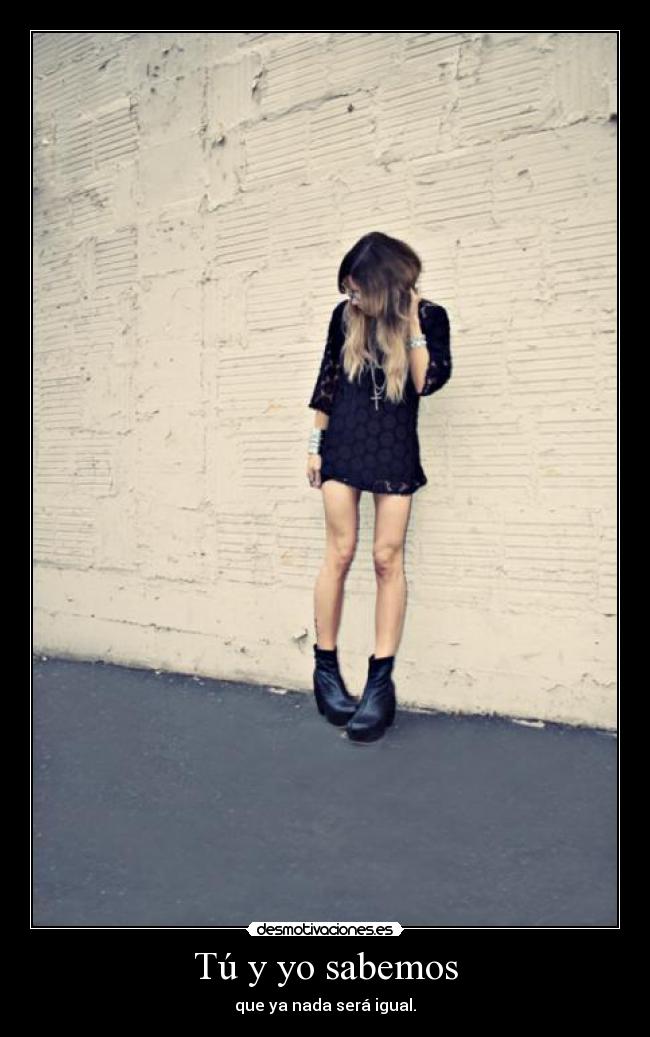 Tú y yo sabemos -