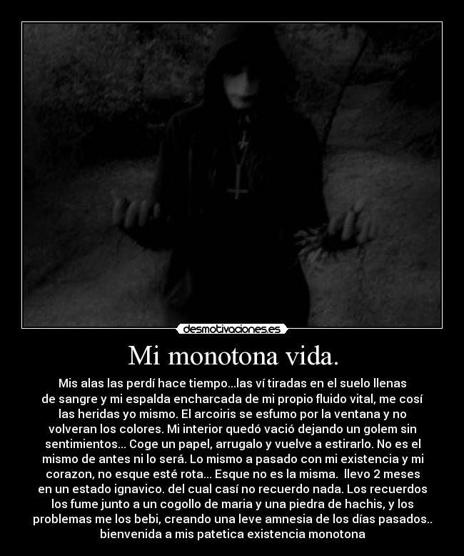 Mi monotona vida. - 