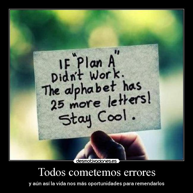 Todos cometemos errores - 