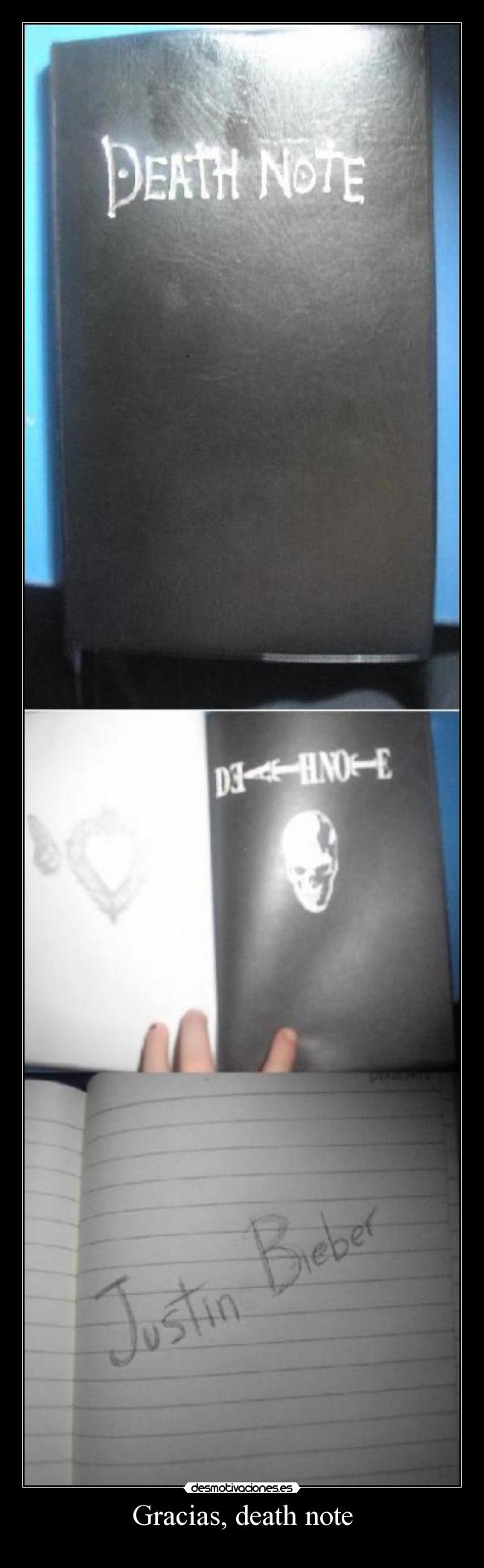 Gracias, death note - 