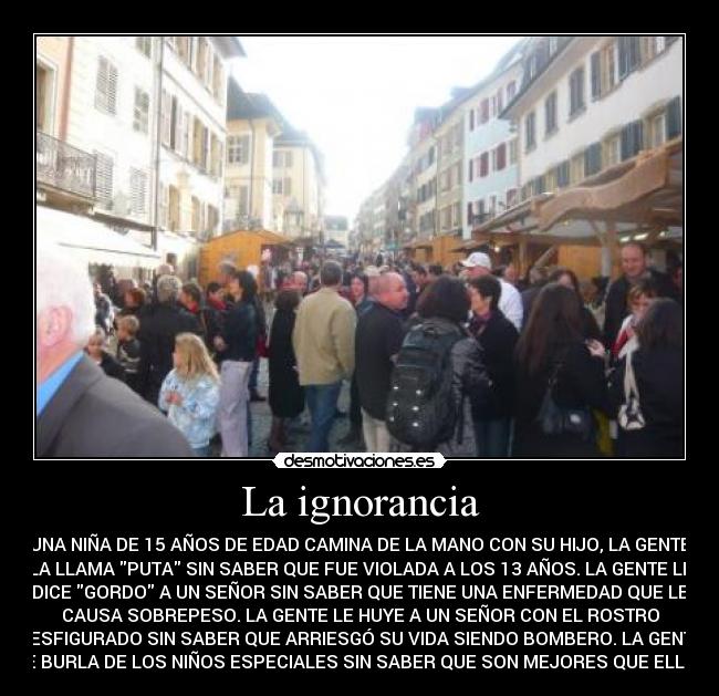 La ignorancia -