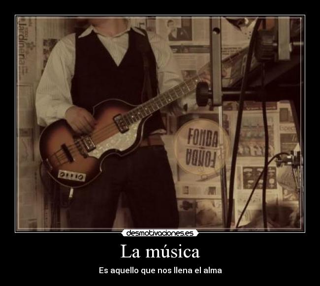 La música -